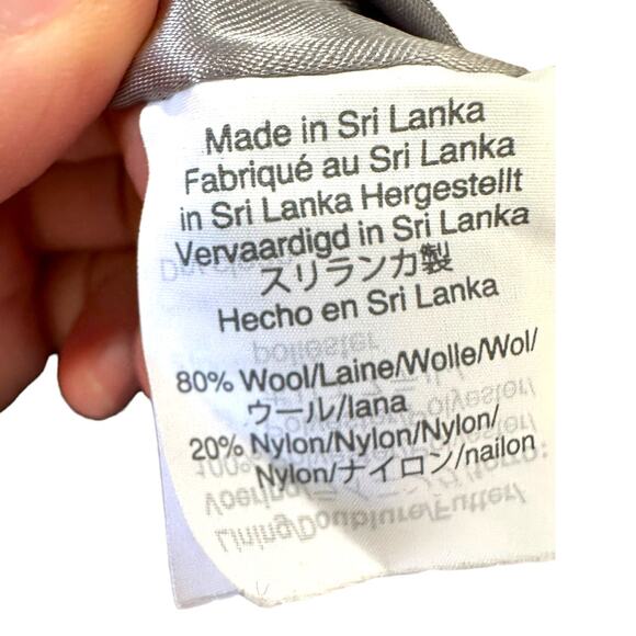 J.Crew Italian Stadium Cloth Wool Coat by Nello Gori Gray Size 2 - Picture 11 of 11